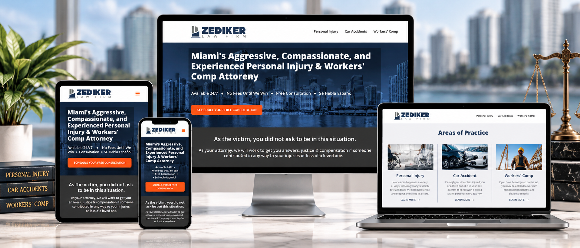 portfolio - zediker law - brand